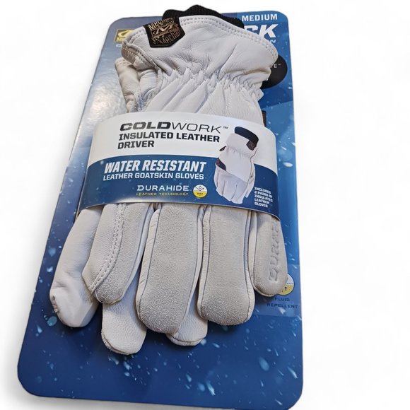 Mechanix Wear 2 Pairs Cold Weather Goatskin Leather Industrial Work Glove Size M - Picture 1 of 6